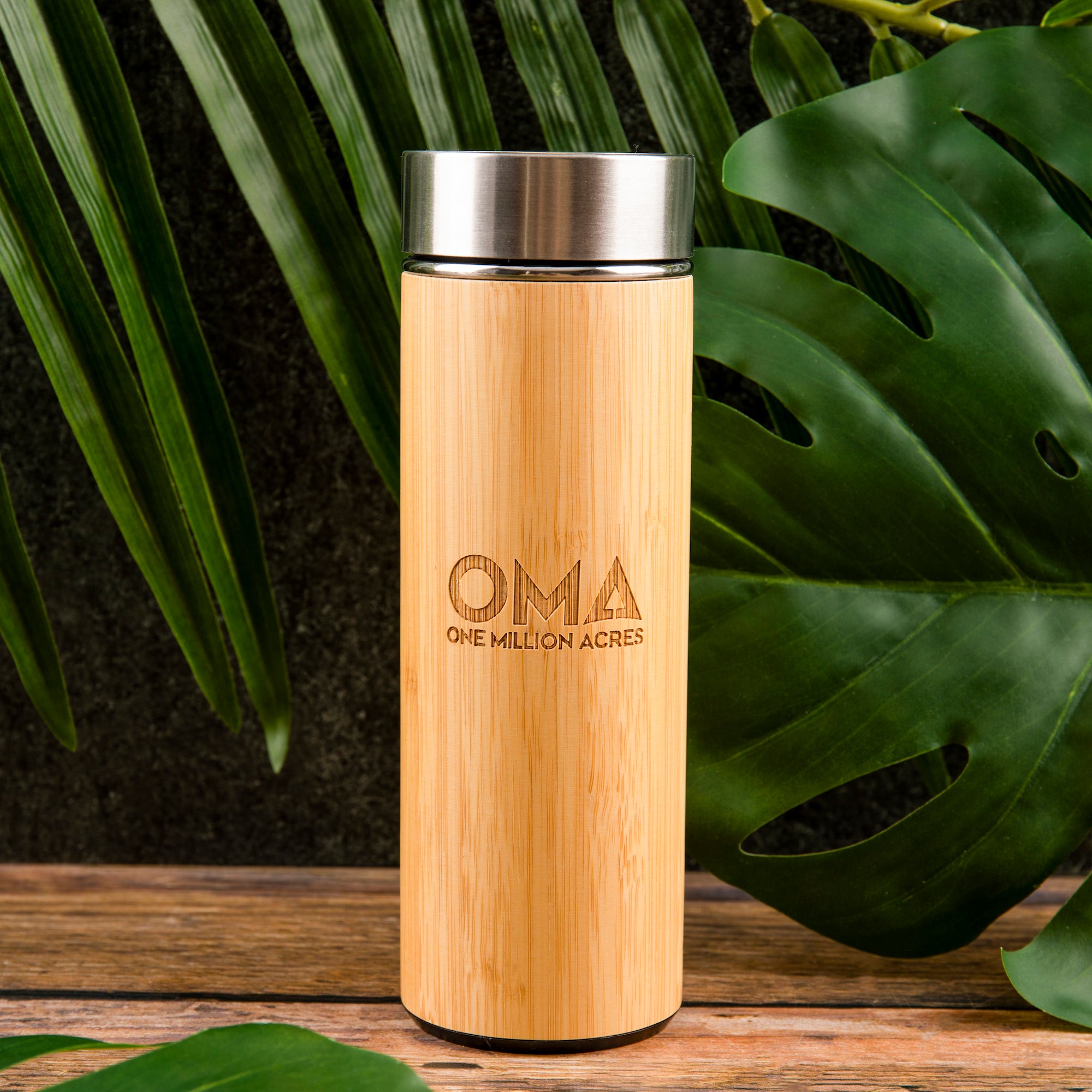 Bamboo Water Bottle - One Million Acres